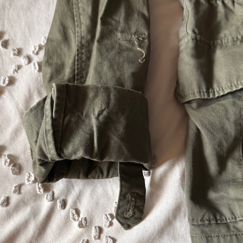 Love Tree Olive Utility Jacket - Picture 3 of 7
